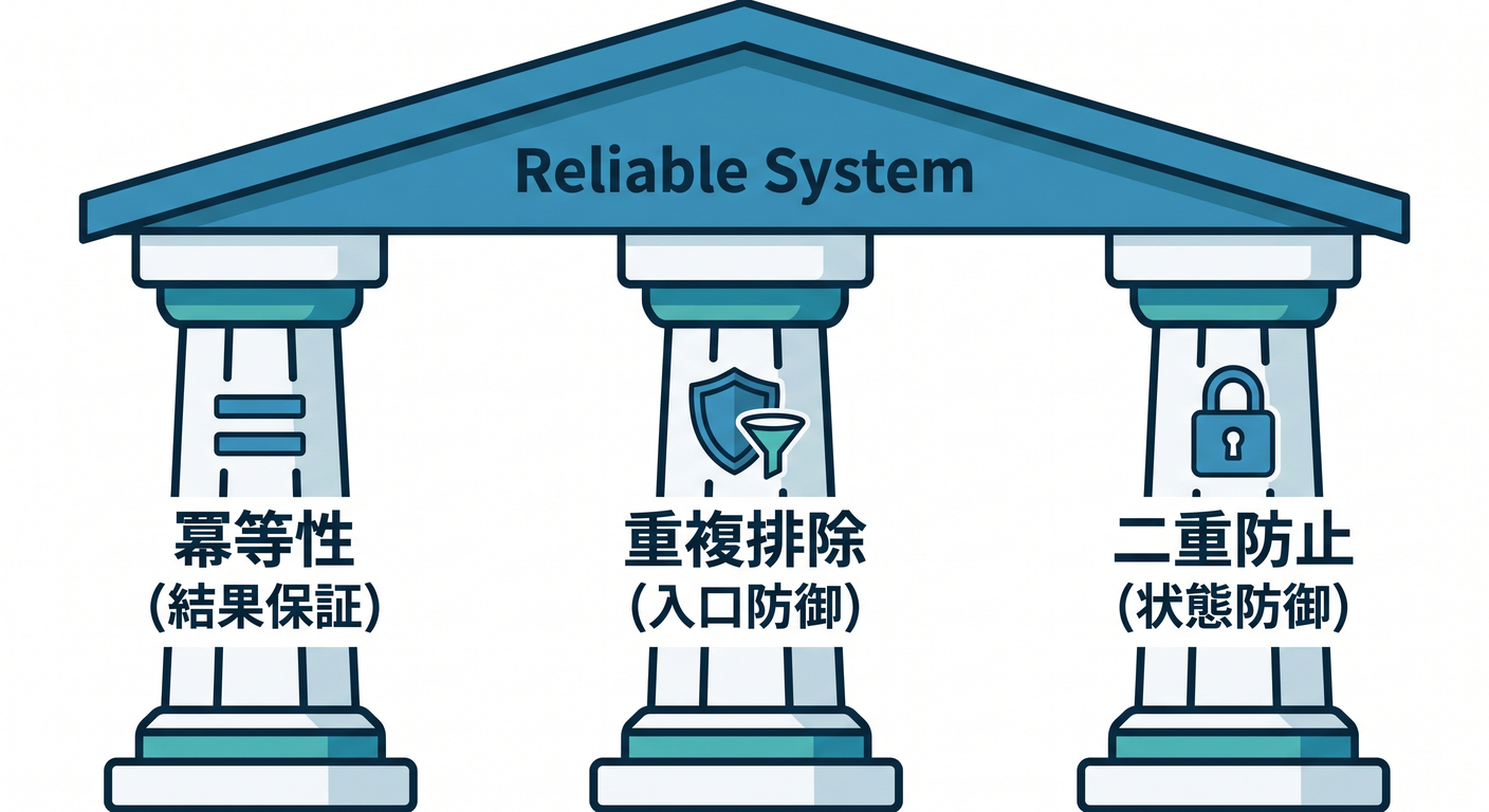The Three Pillars of Reliability