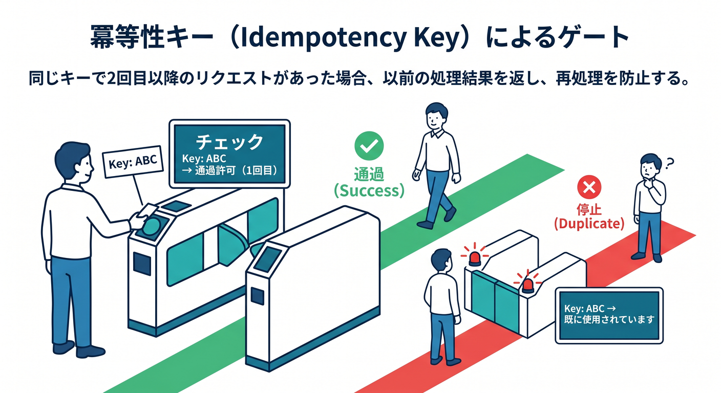冪等キーの改札
