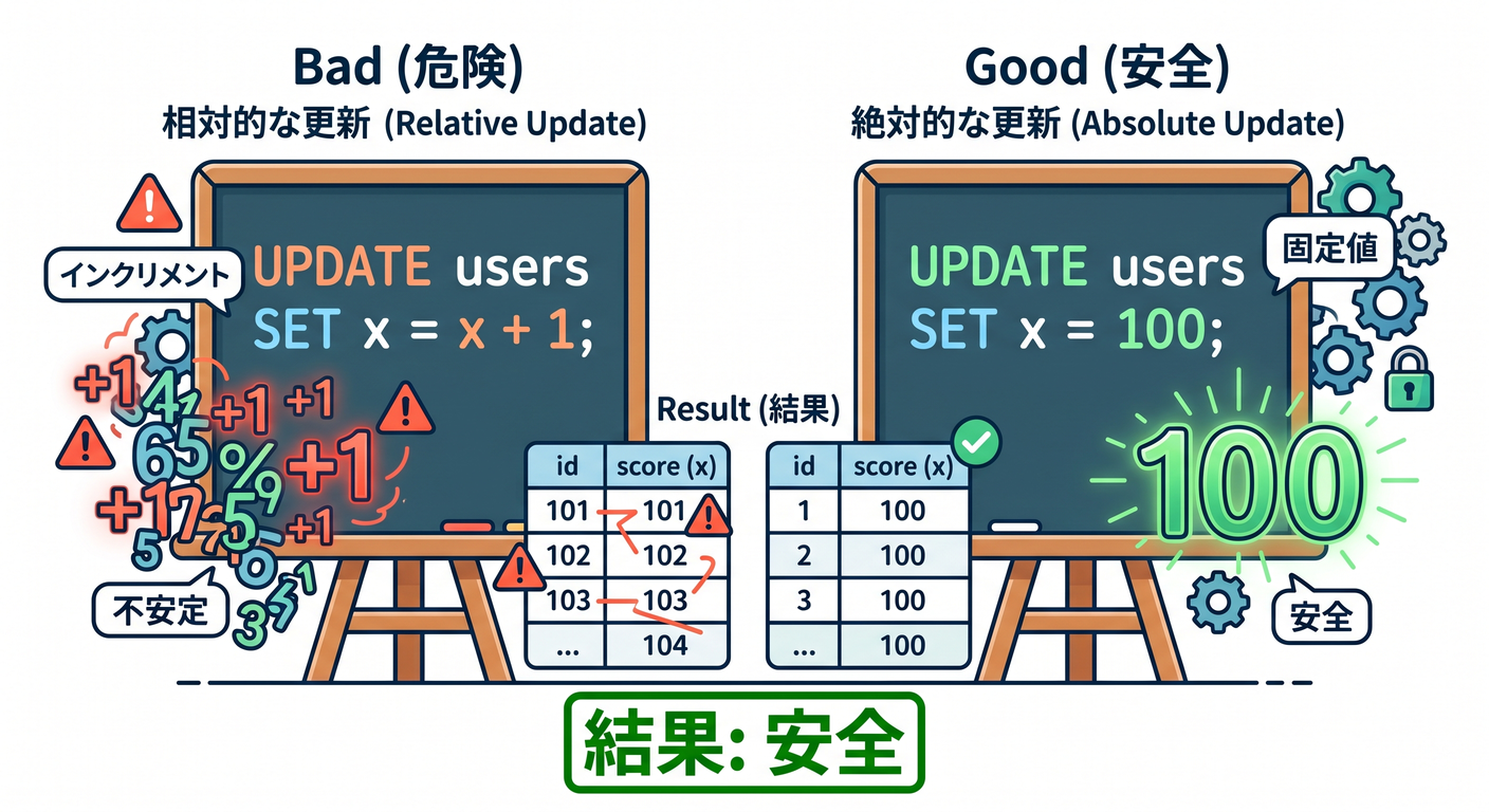 SQLでのSetとAdd比較