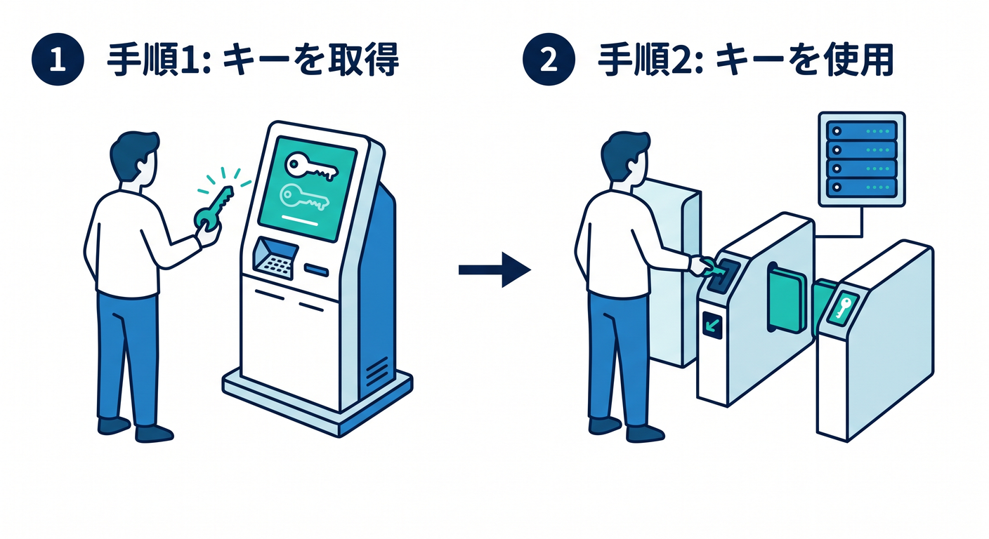 2段階サーバー発行フロー