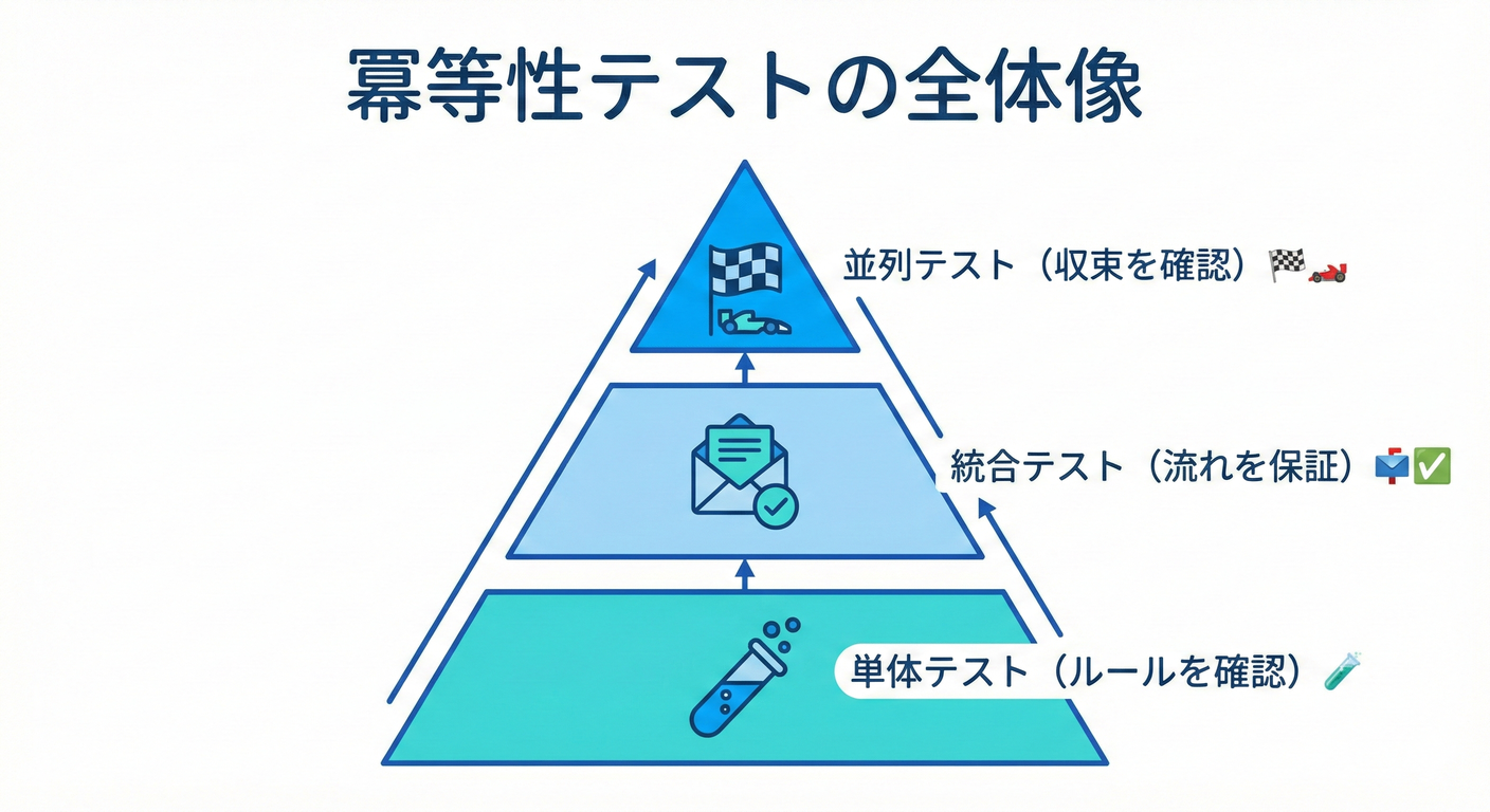 冪等性テストのピラミッド