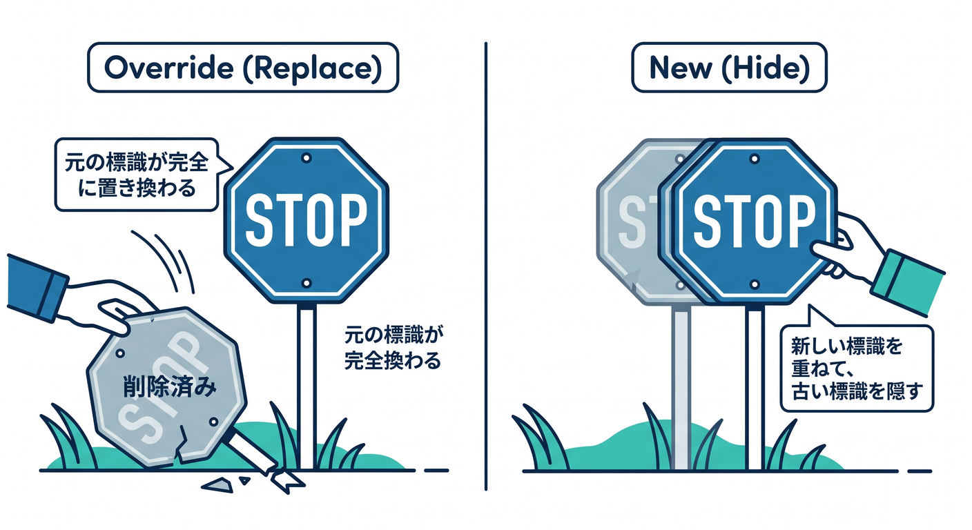 override_vs_new