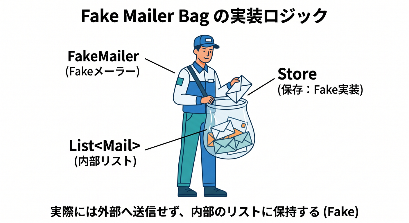 Fake Mailer Bag