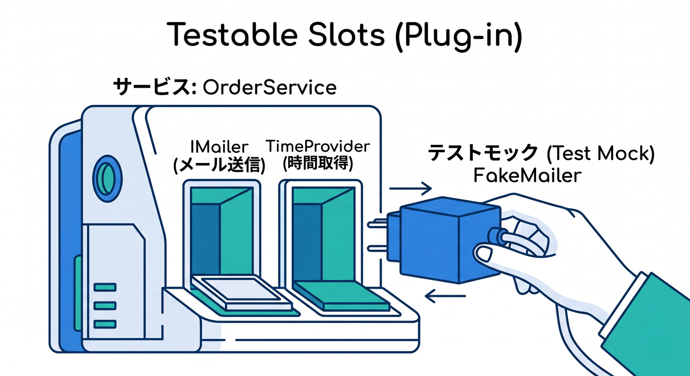 Testable Slots