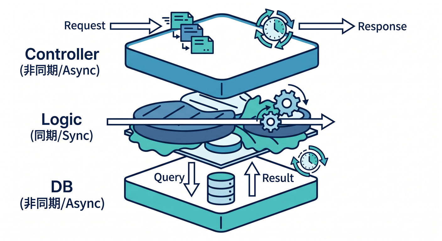 async_responsibility_layers