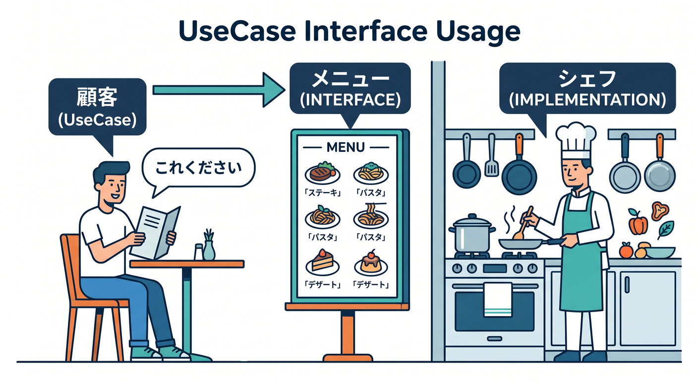 UseCase Interface Usage