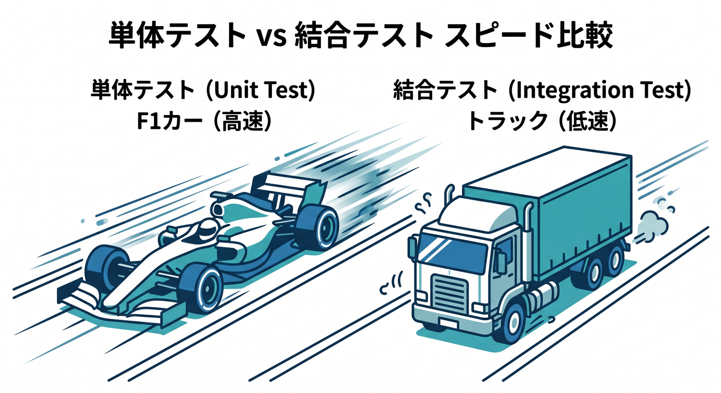 Unit vs Integration Speed