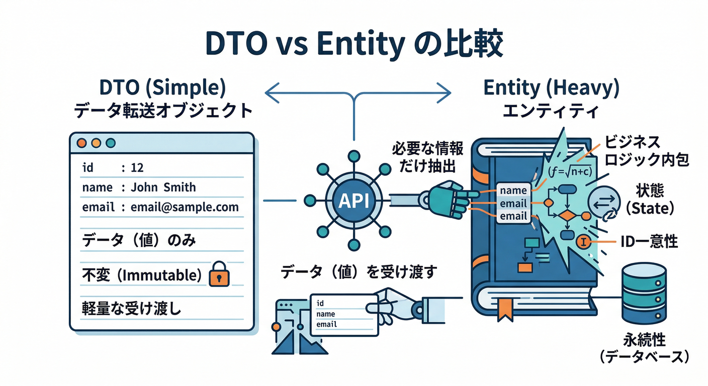 DTO vs Entity