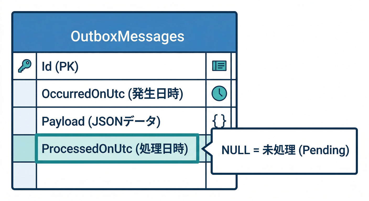 Outbox Table Schema