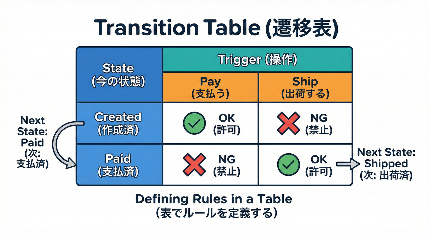State Machine Table
