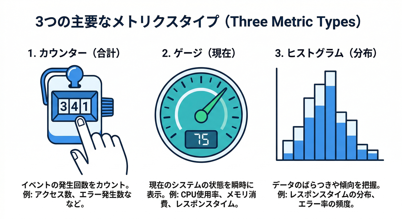 Three Metric Types