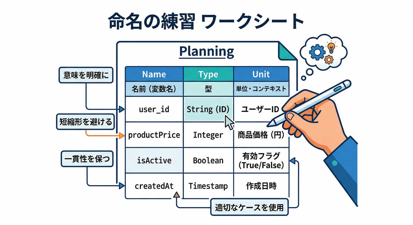 Naming Practice Worksheet