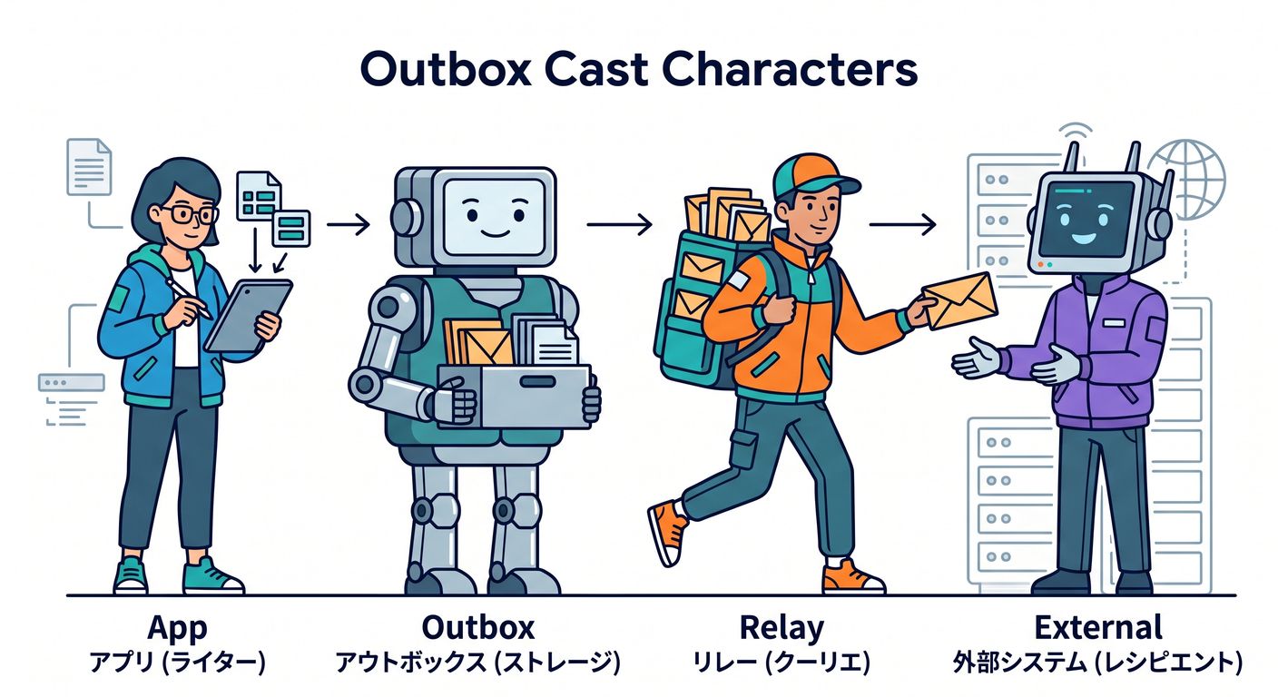 Outbox Cast Characters