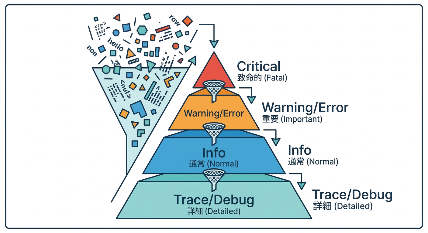Log Levels Hierarchy