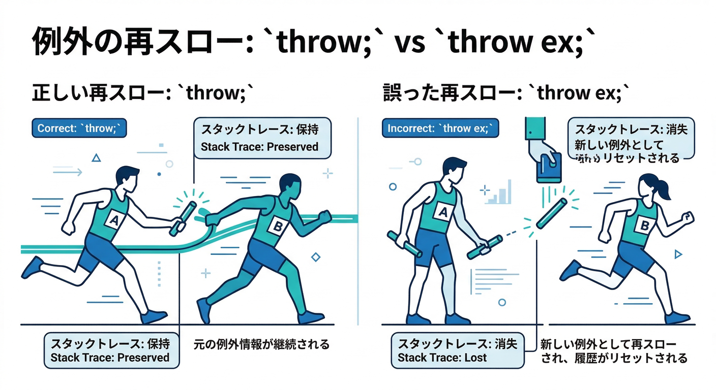 Rethrowing Exceptions