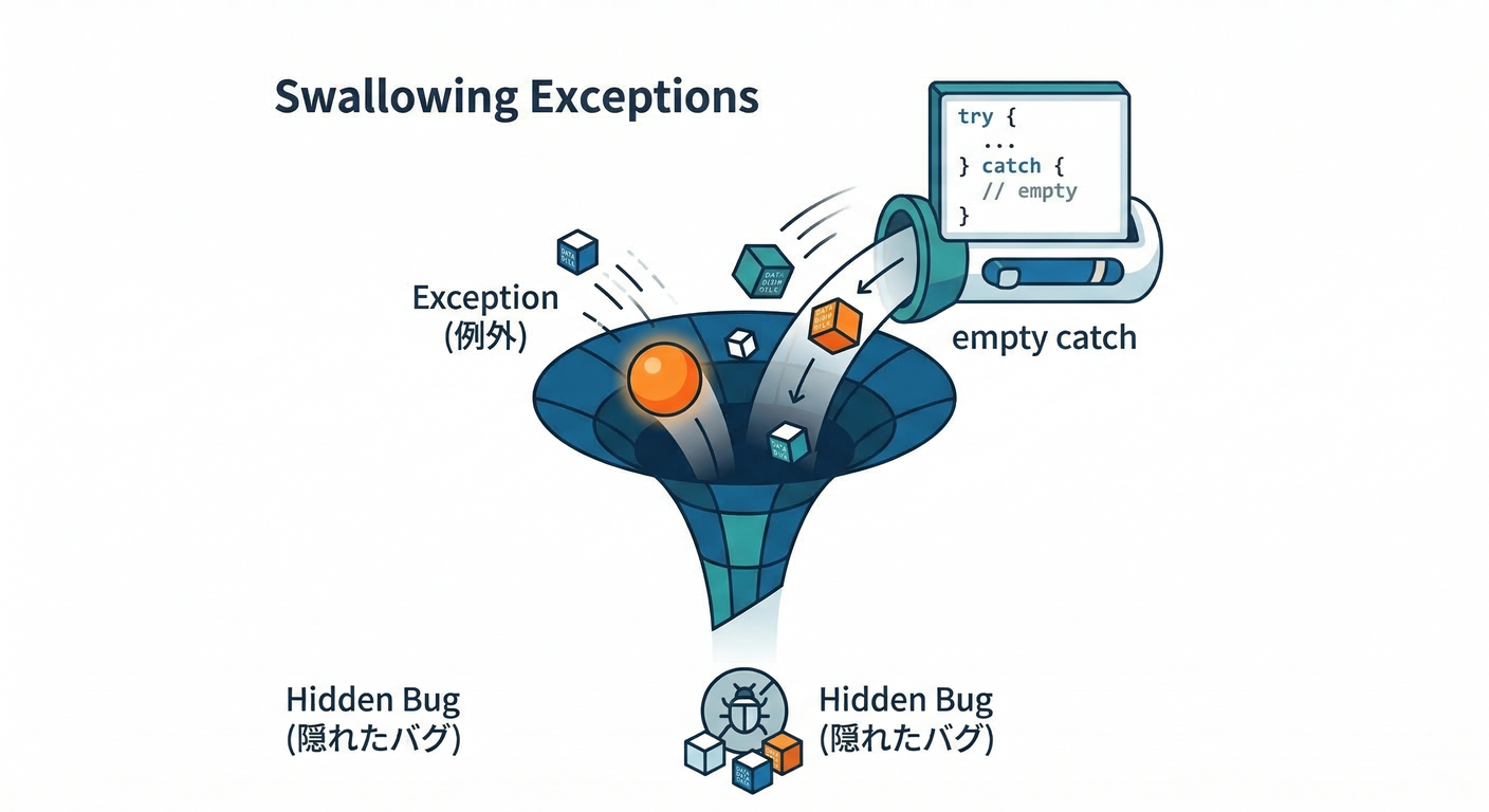 Swallowing Exceptions