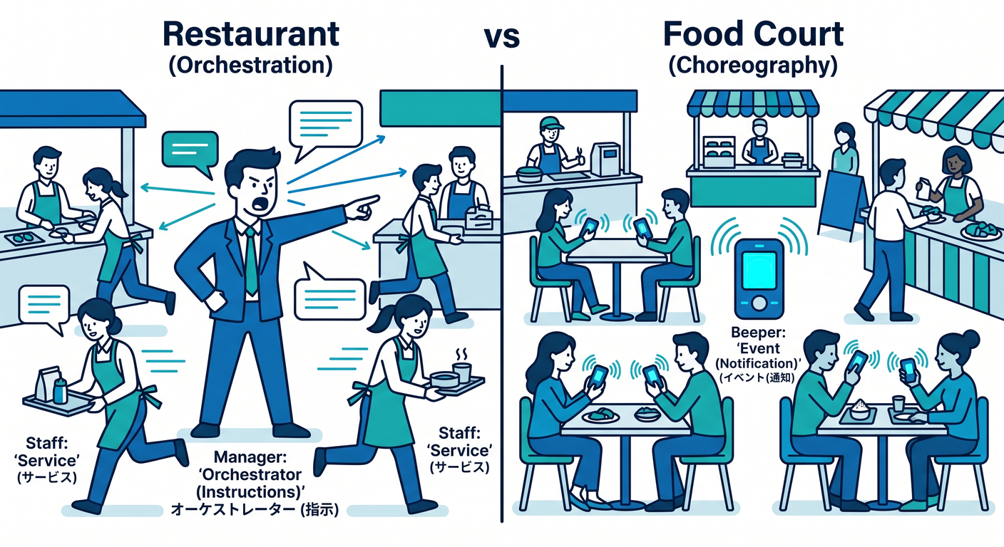 Restaurant Analogy.