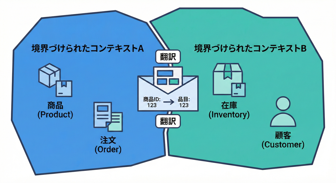 Bounded contexts map.