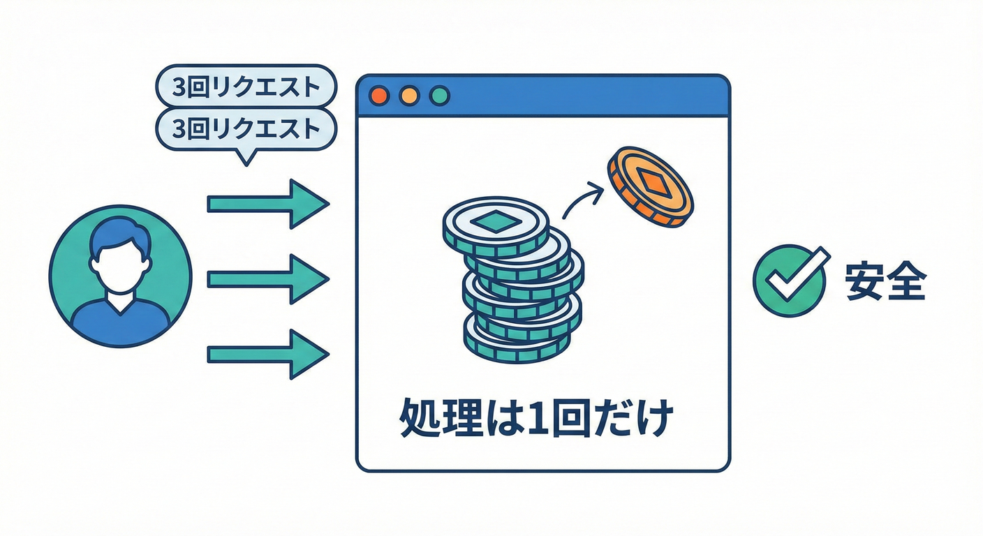 Multiple button presses, single effect.