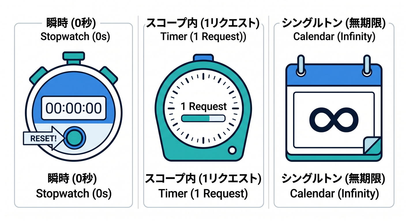 Lifetime Clocks