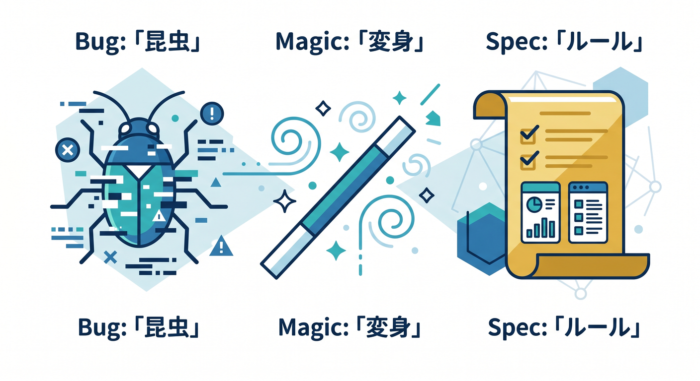 bug vs spec