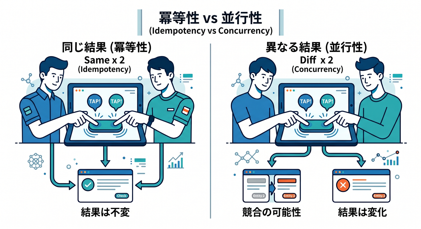 Idempotency vs Concurrency