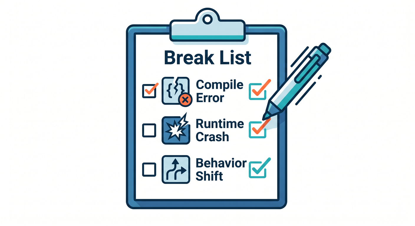Breaking Change List