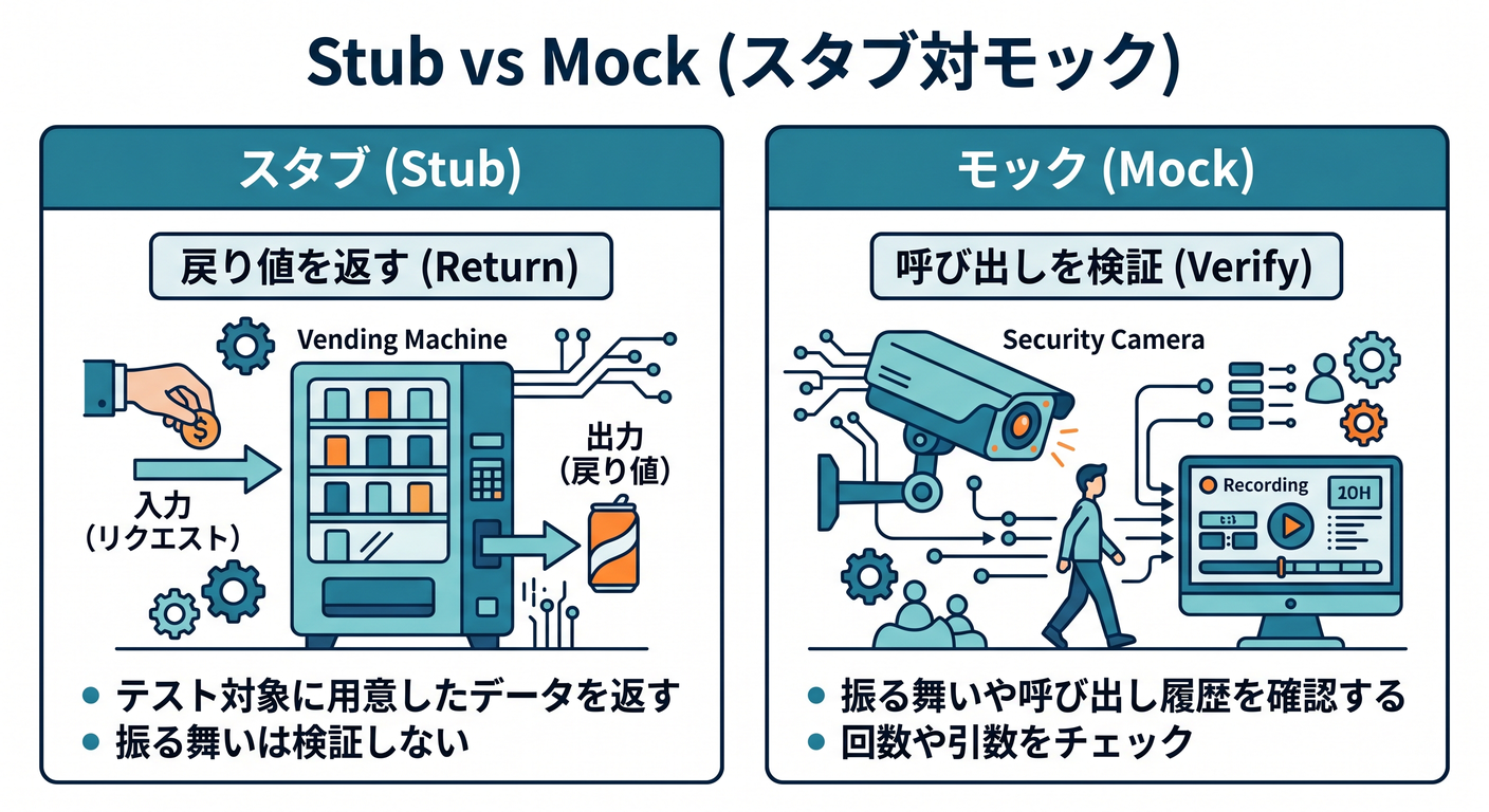Stub vs Mock