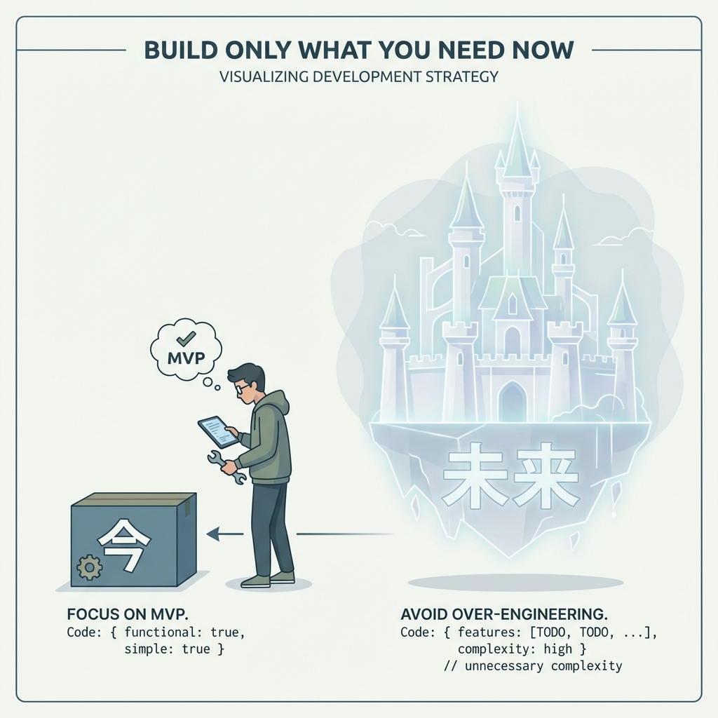 Build only what you need now