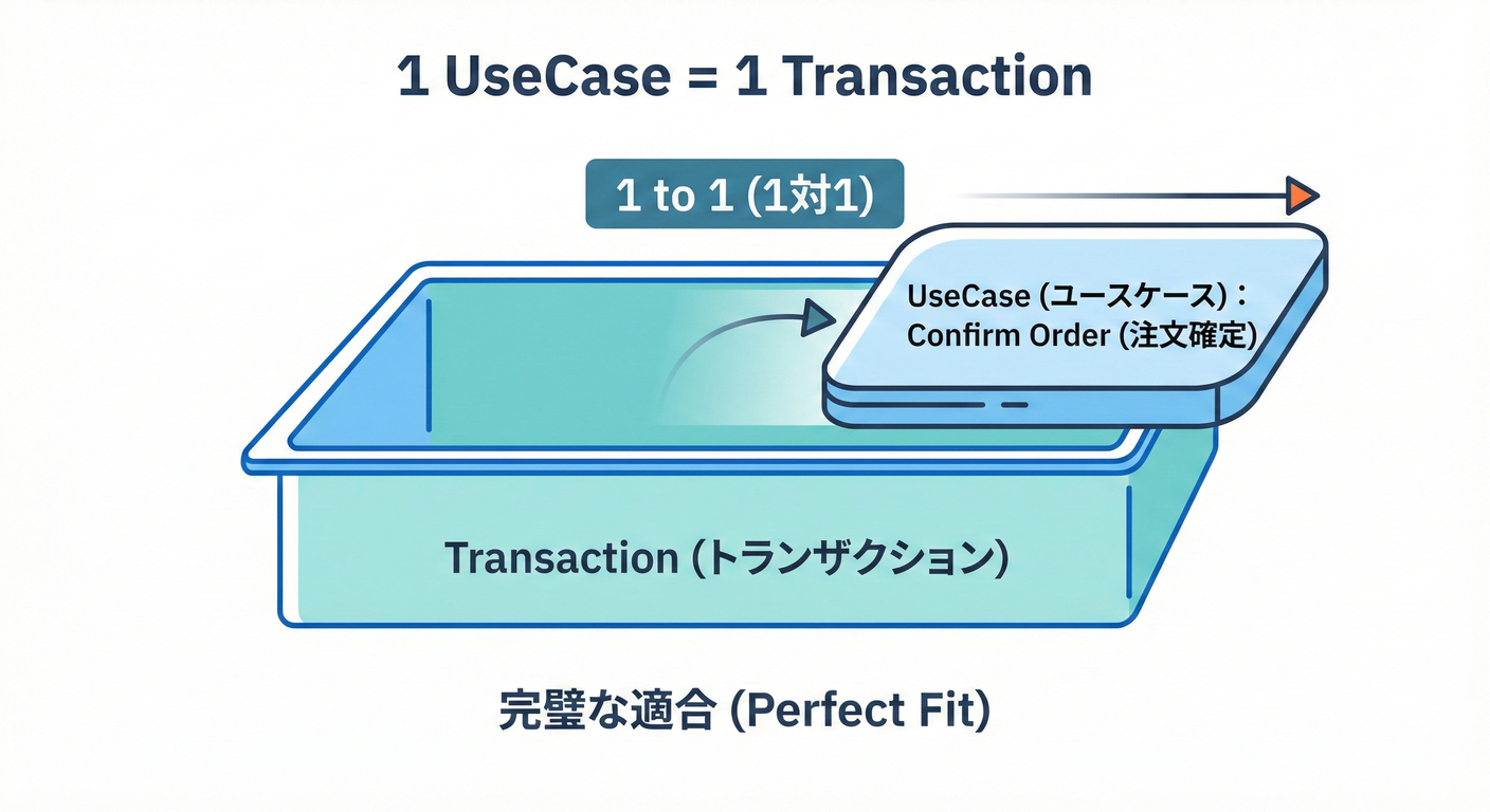 1 UseCase = 1 Transaction