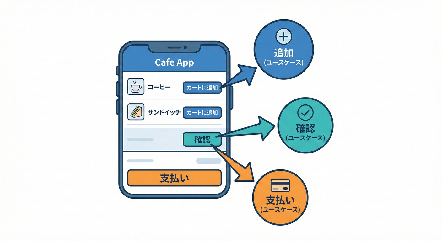 Use Case Actions vs Screen