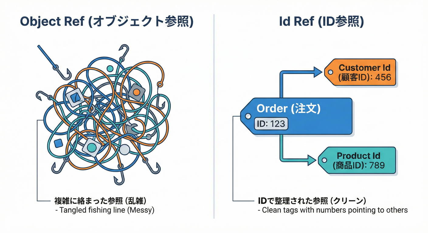 Object Reference vs ID Reference
