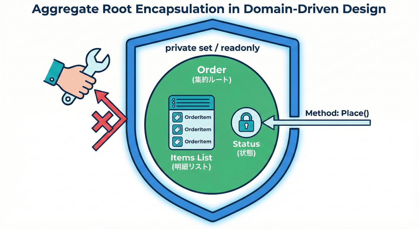 Aggregate Root Encapsulation