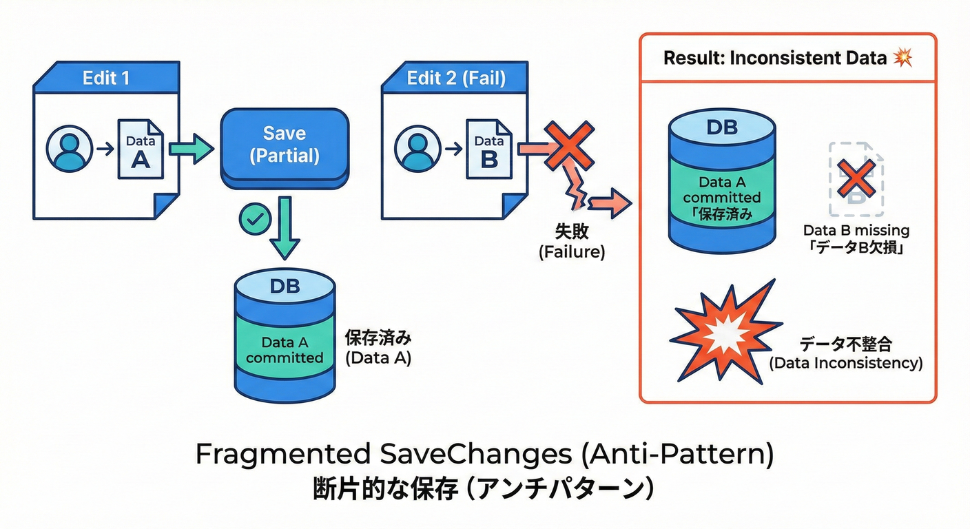 Fragmented SaveChanges (Anti-Pattern)