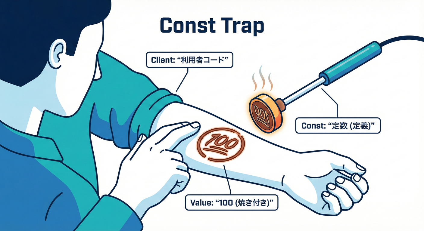 Const Trap