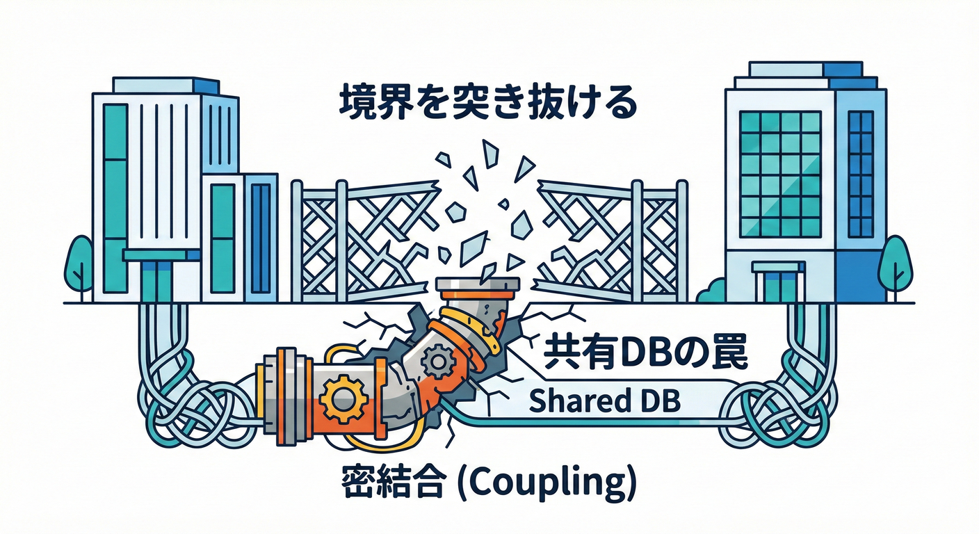 共有DBの壁