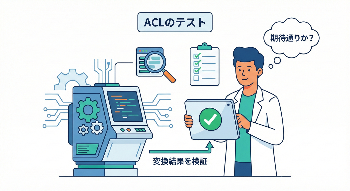 ACLのテスト