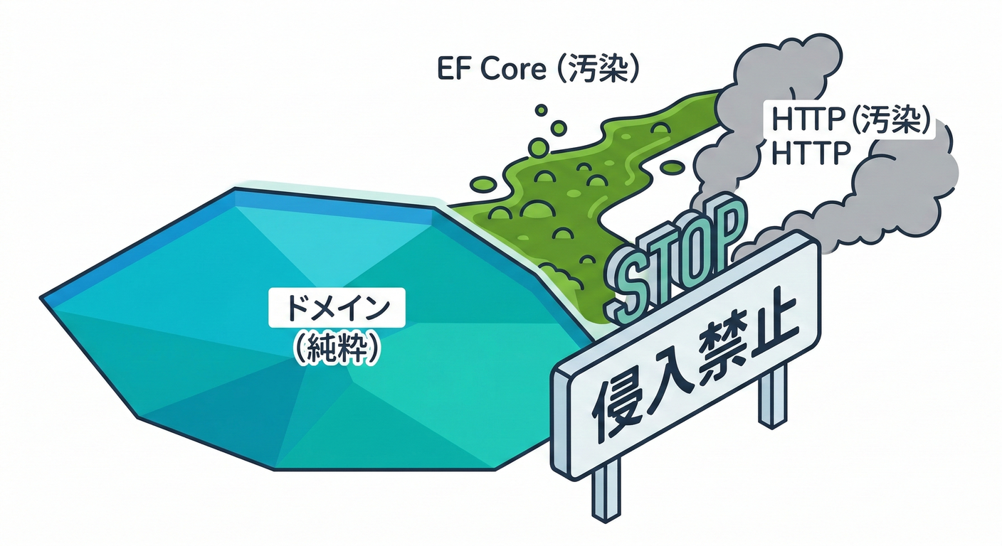汚染の警告