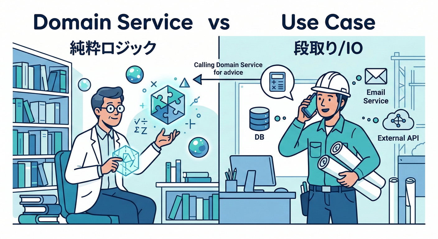Domain Service vs UseCase