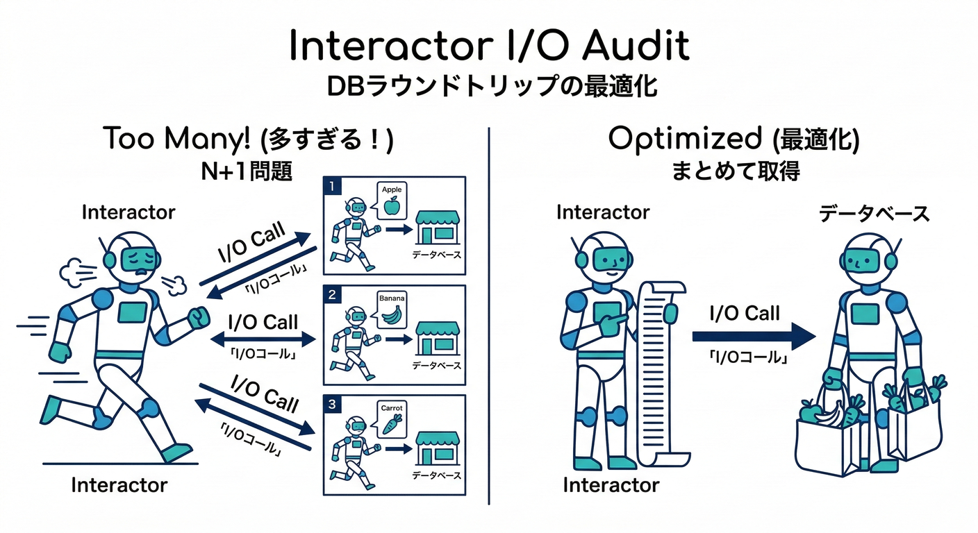 Interactor I/O Audit