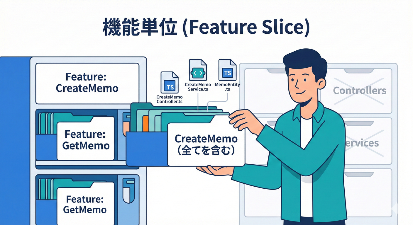 Featureフォルダ構成