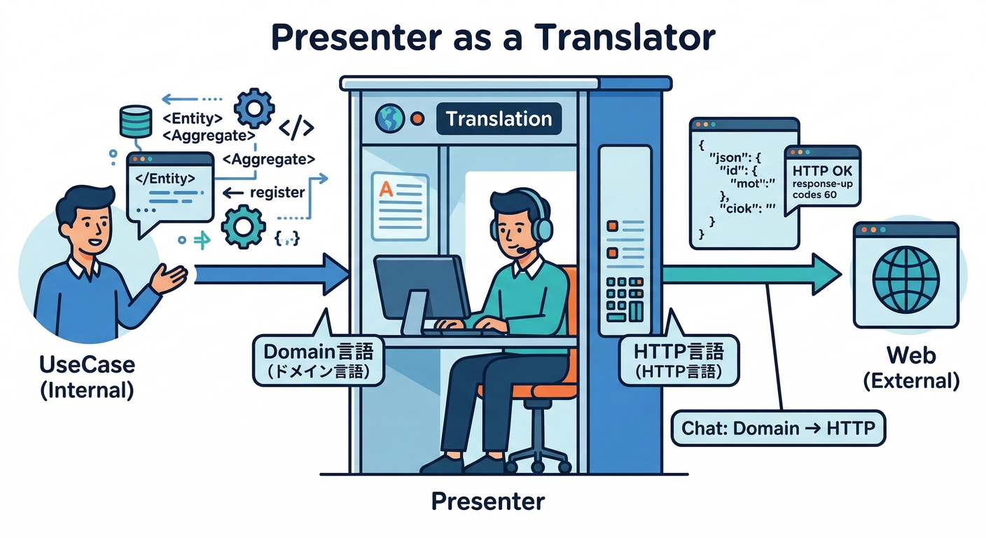 Presenter as Translator