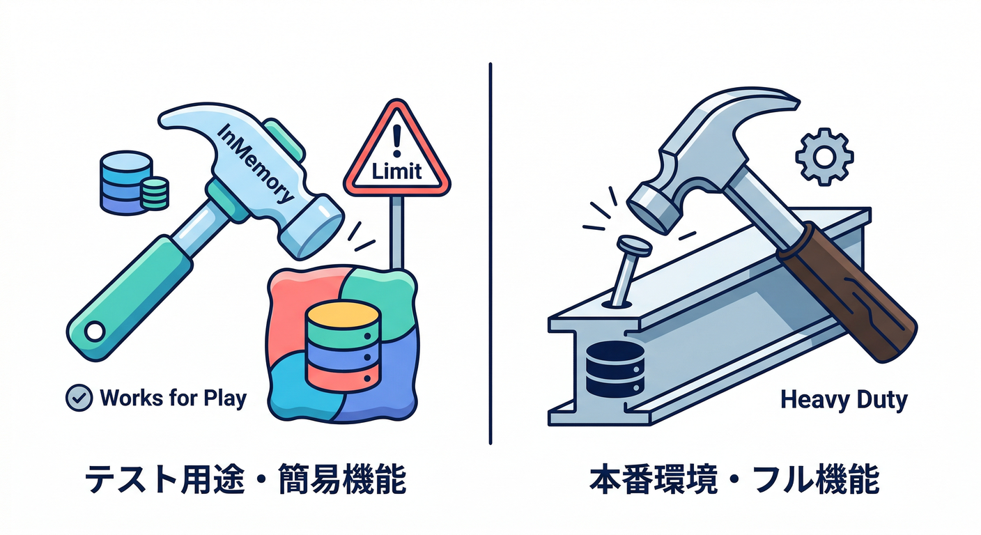EF InMemory Warning