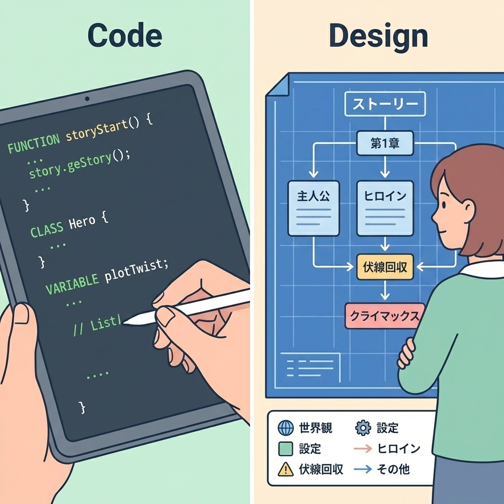 Code vs Design