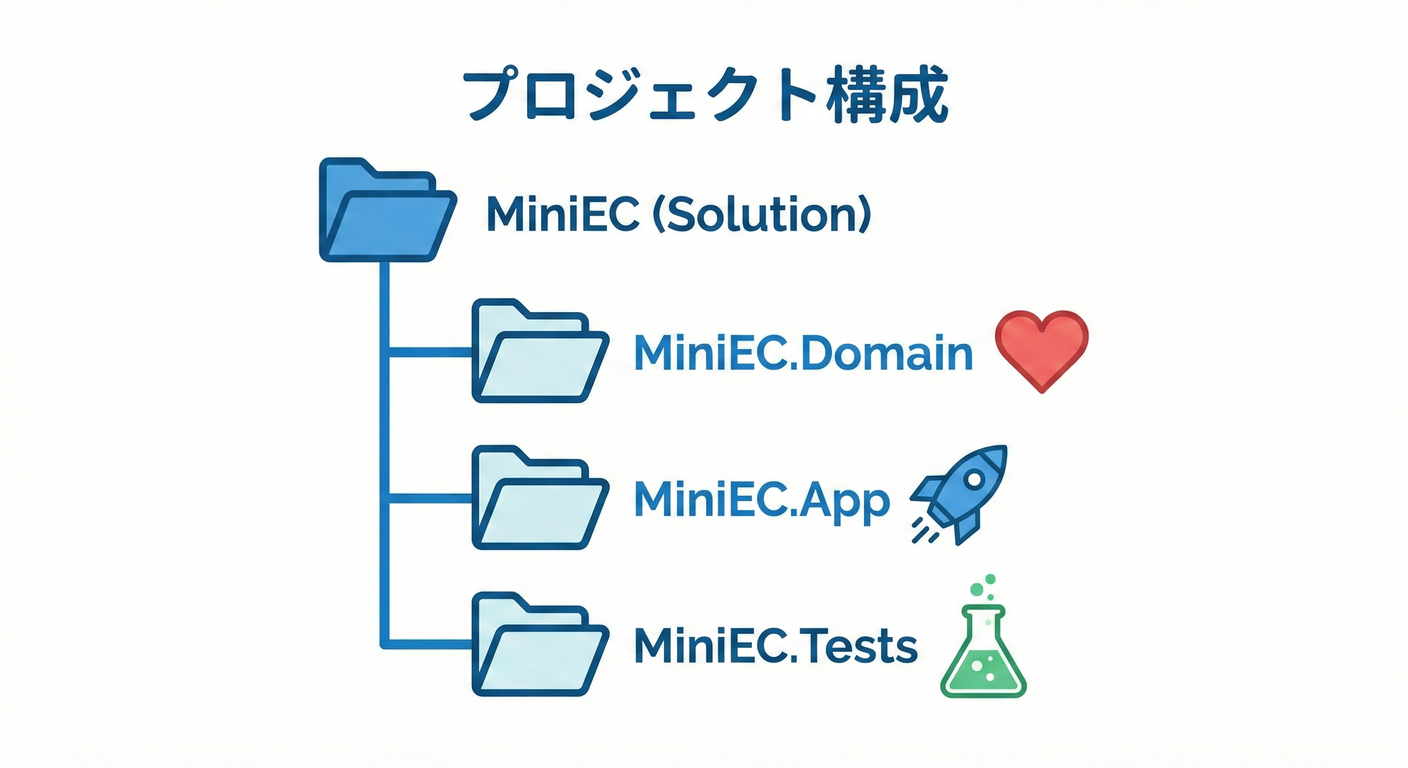 プロジェクト構成のツリー