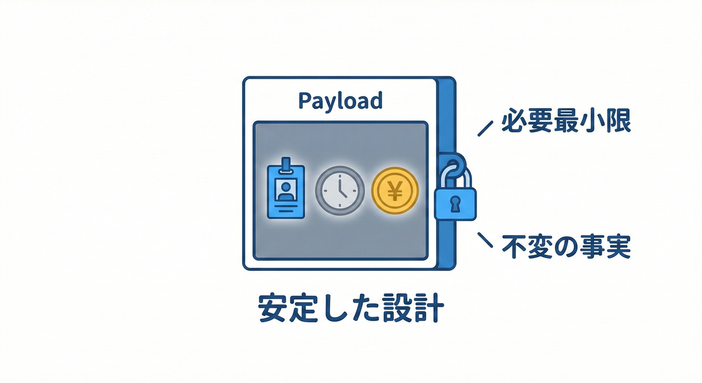 安定したペイロード設計