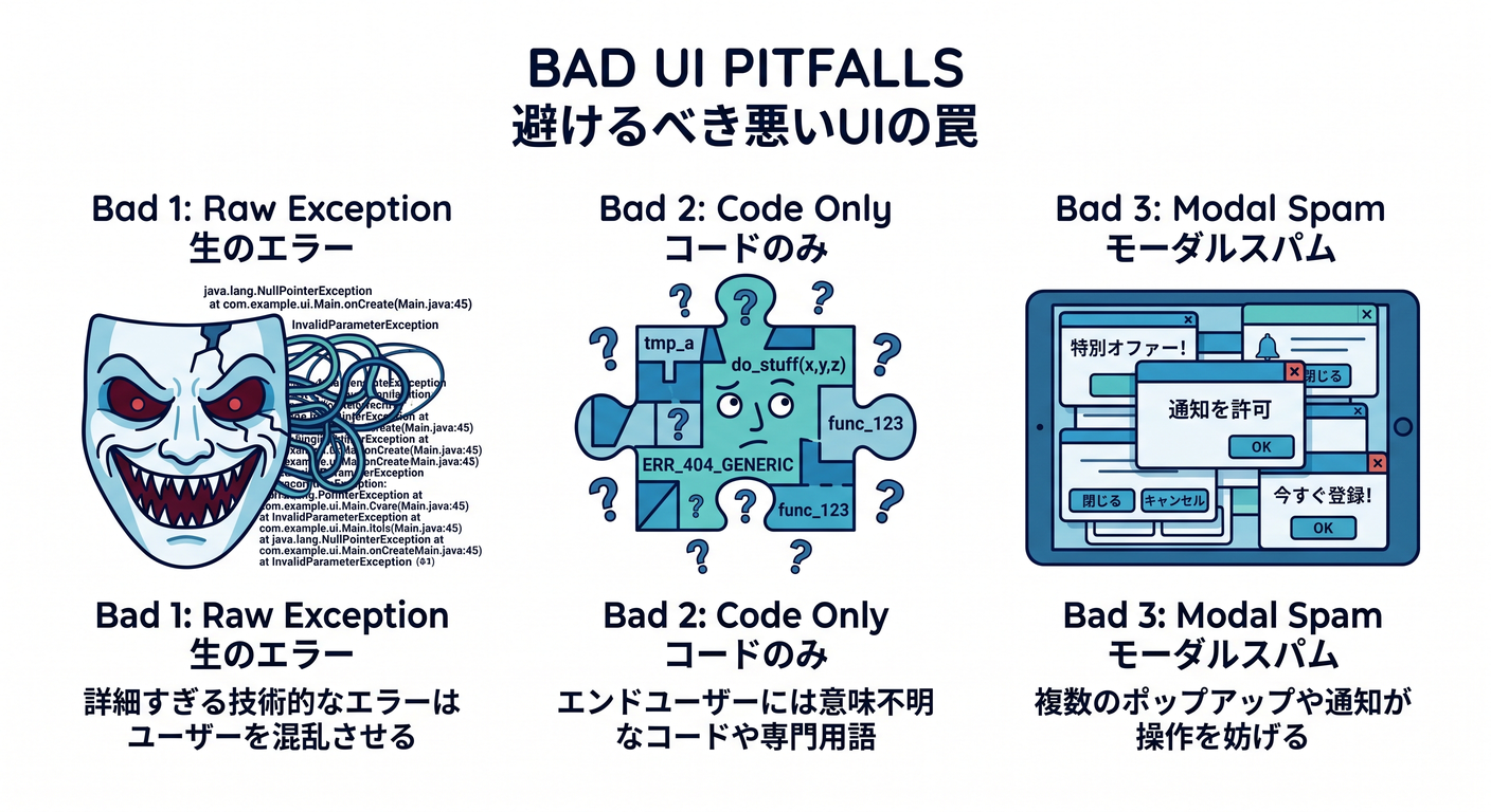 Bad UI Pitfalls
