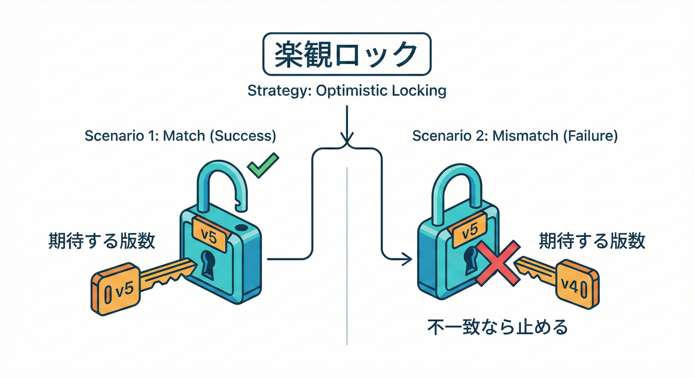 楽観ロックの仕組み
