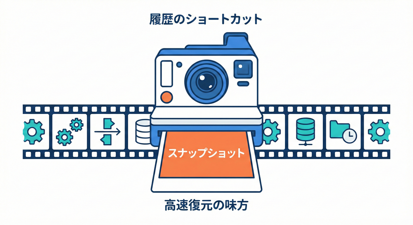 スナップショットの概念