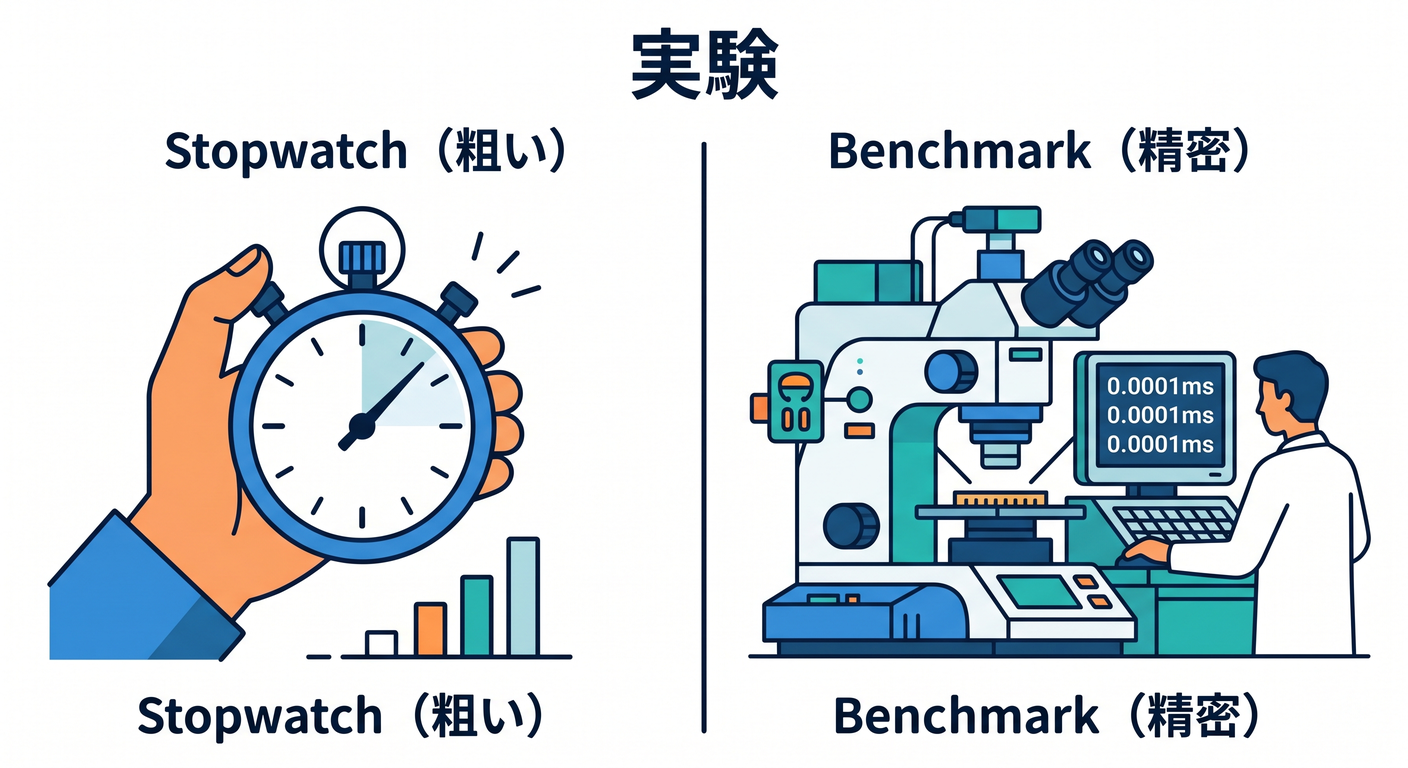 Stopwatch vs Benchmark